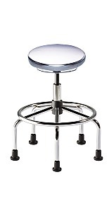 Traxx Adjustable-Height ISO 4 Cleanroom Stools by BioFit