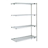 Pre-Configured Chrome Add-On Shelf Systems by Eagle