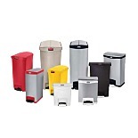 Slim Jim Step-On Medical Waste Containers with Foot Pedals by Rubbermaid