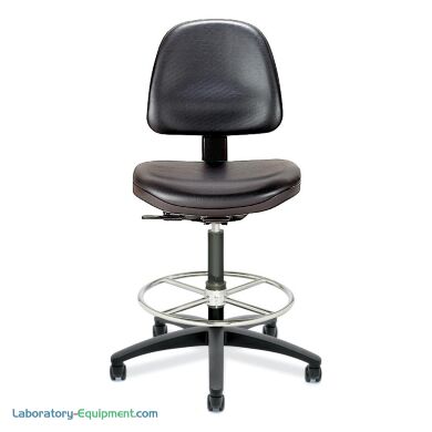 Class 100 Ergonomic Static-Control Chairs include conductive casters for static-safe rolling on surfaces