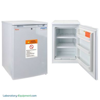 Economical and compact freezers for routine lab storage in various capacity sizes with CFC-free refrigerant, adjustable temperature control and manual defrost | 1536-PP-02 displayed